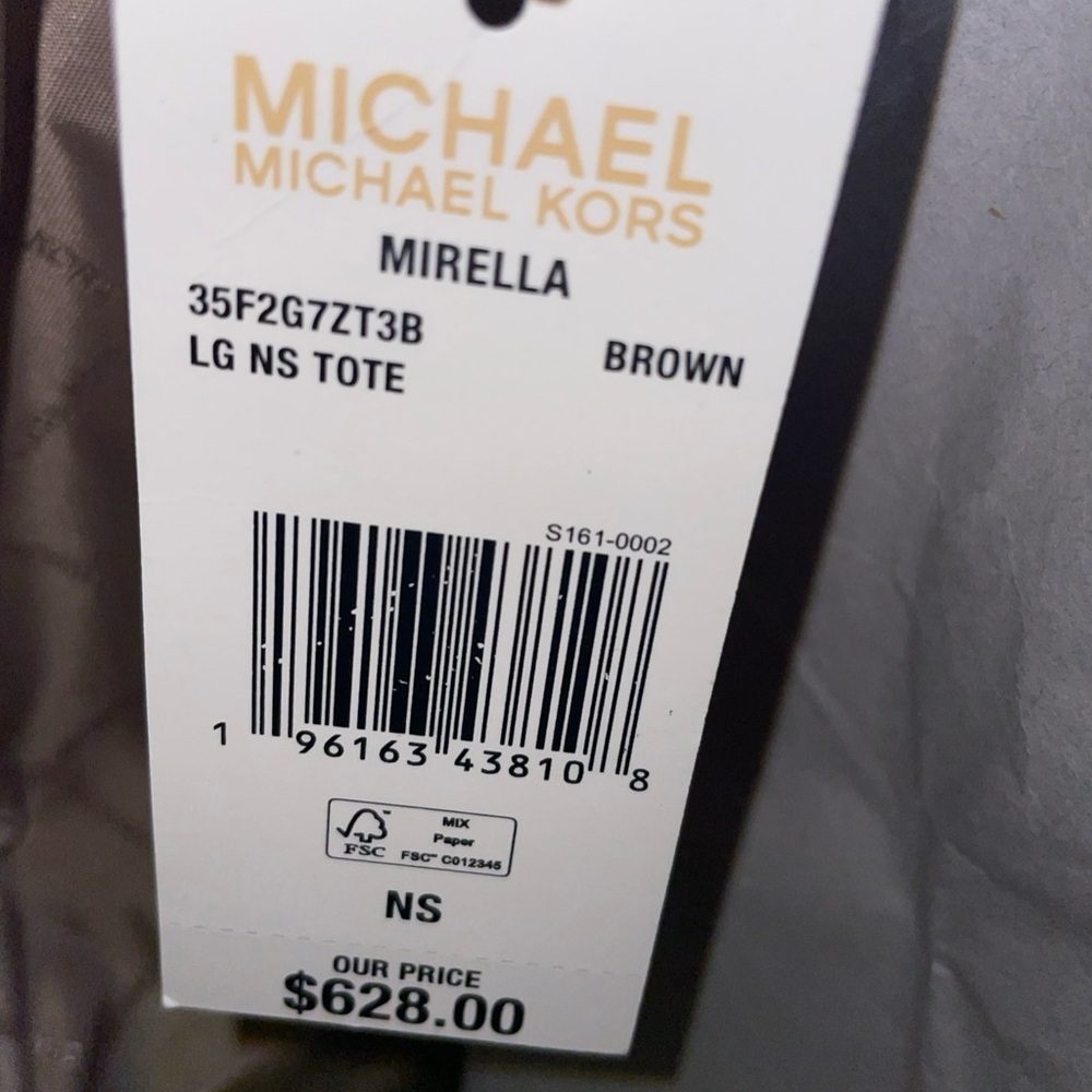 Michael Kors Brown Monogram Large Tote - Picture 3 of 12
